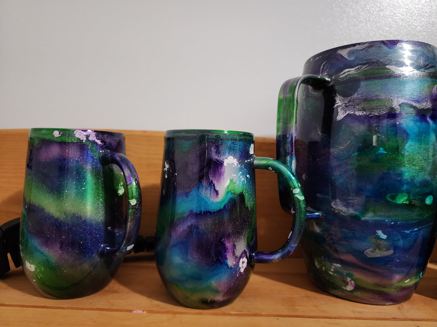 Brand new Stainless steel 64oz Pitcher w/ 4-16oz Mug-insulated, lid and straws as on the pictures