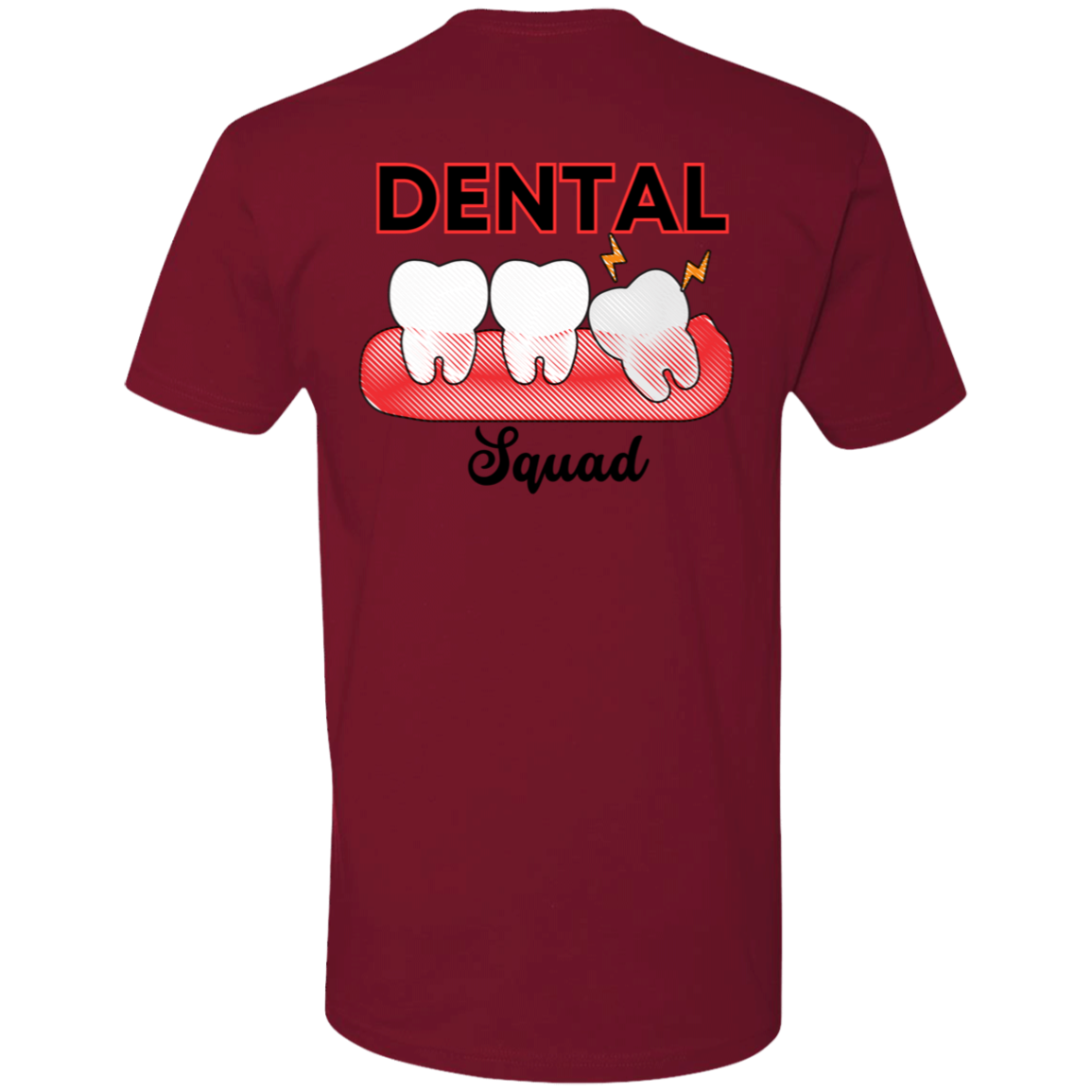 Christmas Teeth T-Shirt, Dentist Shirt, Christmas Gift For Dentist, Xmas Pediatric Dentist Top, Dental Hygiene, Dentist Life Clothing Premium Short Sleeve Tee